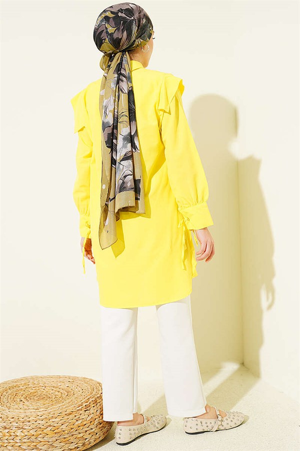 Yellow V-Neck Shirt