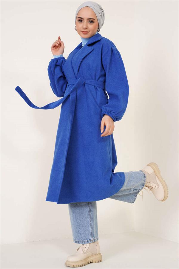 Elasticated Wrists Cashmere Coat Saks