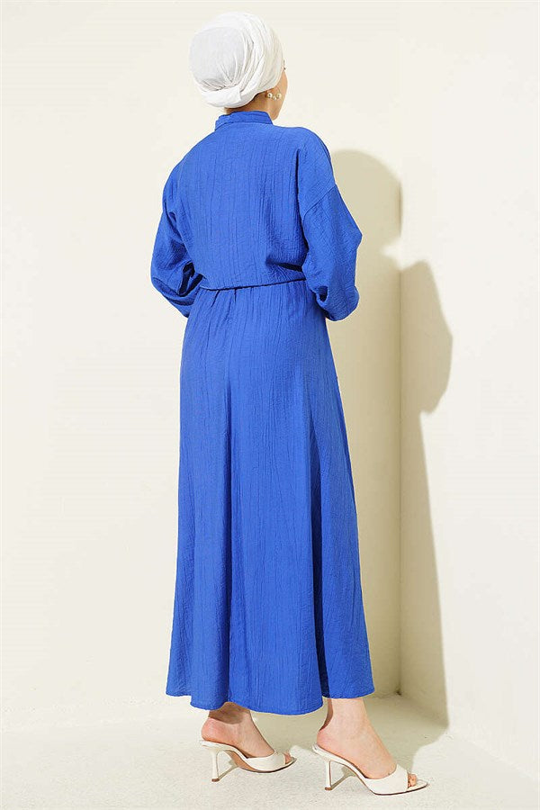 Buttoned Front-Tied Skirt Two-Piece Set in Saks