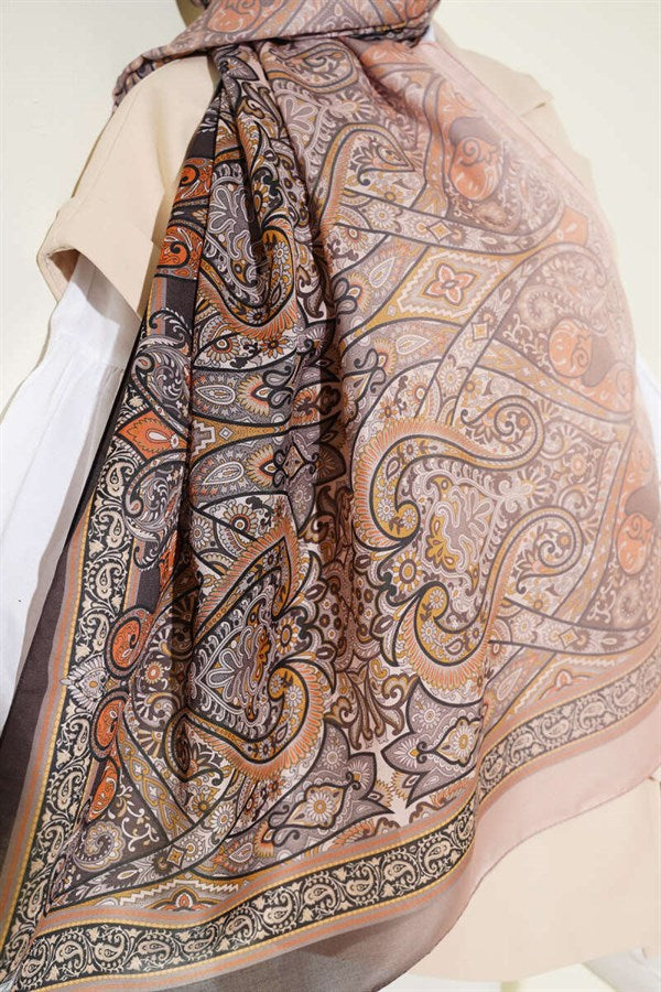 Bohemian Inspired Shawl Anthracite