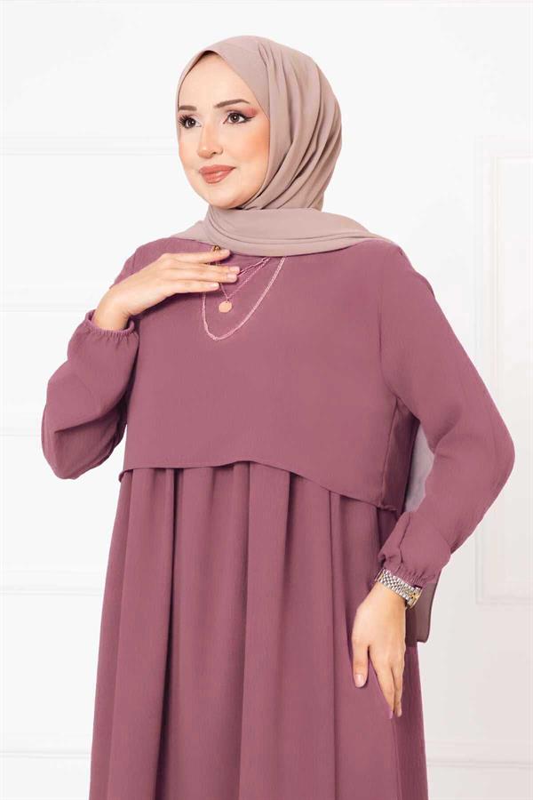 Bolero Look Dress Dark Powder