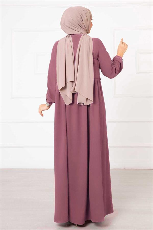 Bolero Look Dress Dark Powder