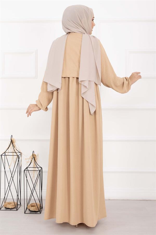 Bolero-Style Dress Latte