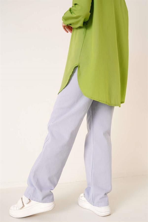 Straight Leg Lilac Jeans