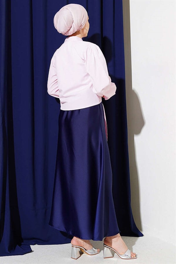 British Button-Down Short Shirt Pink
