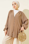 British Button-Down Shirt, Mink