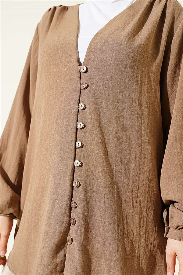 British Button-Down Shirt, Mink