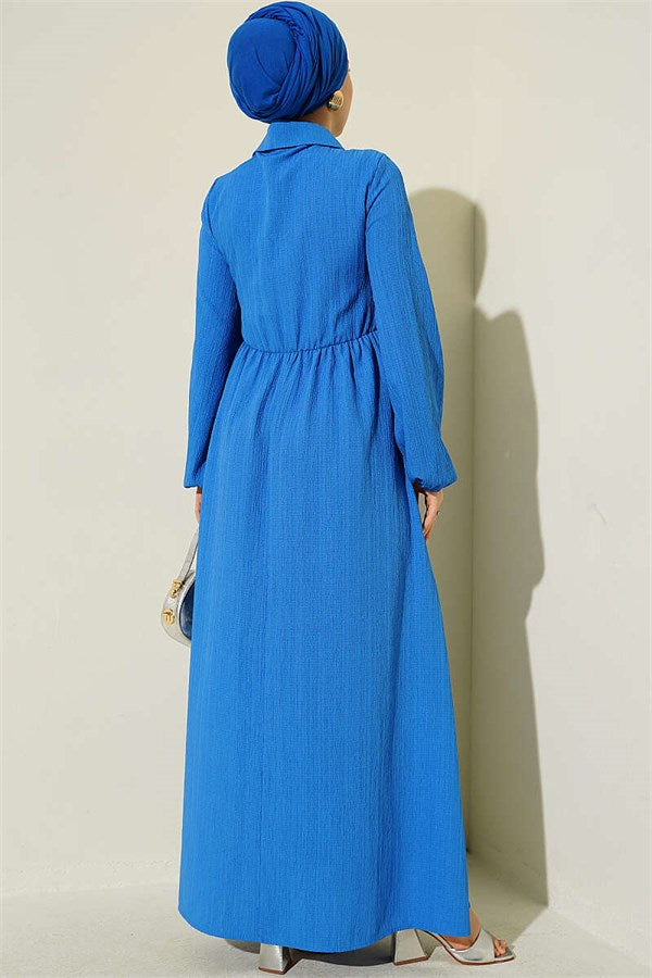 Cross Bust Dress in Saks