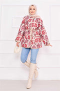Bohemian Quilted Jacket with Pocket Details -3