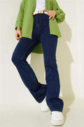 Pocket Embroidered Spanish Trousers Jeans