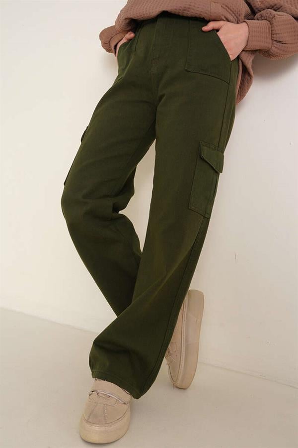 Pocket Cargo Pants Khaki