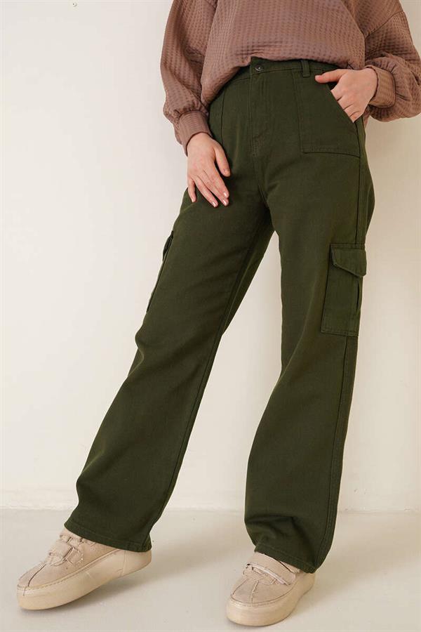 Pocket Cargo Pants Khaki