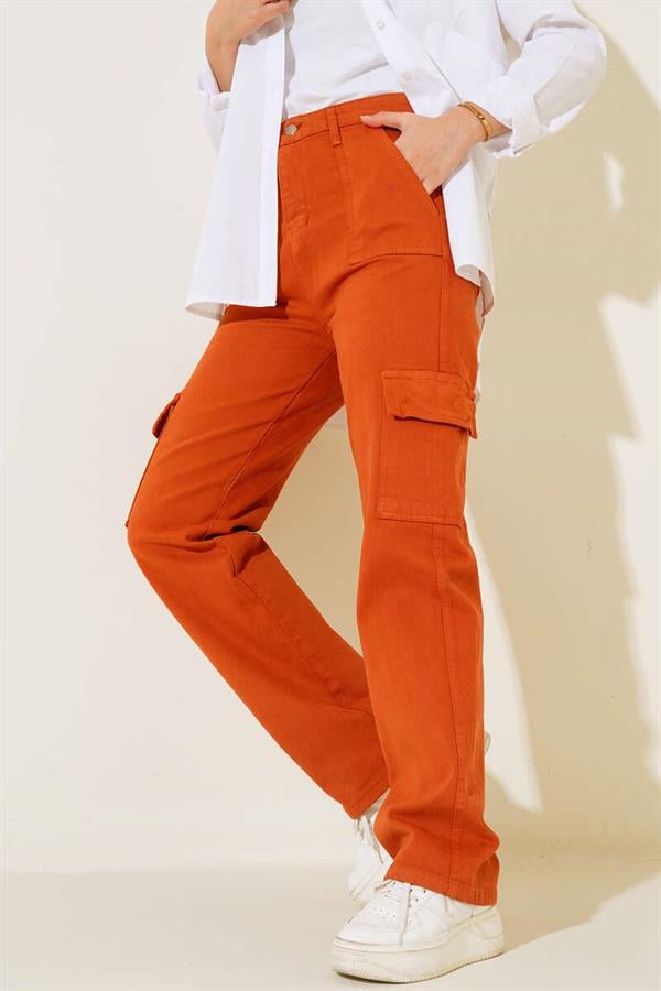 Cargo Pants with Pockets Tile