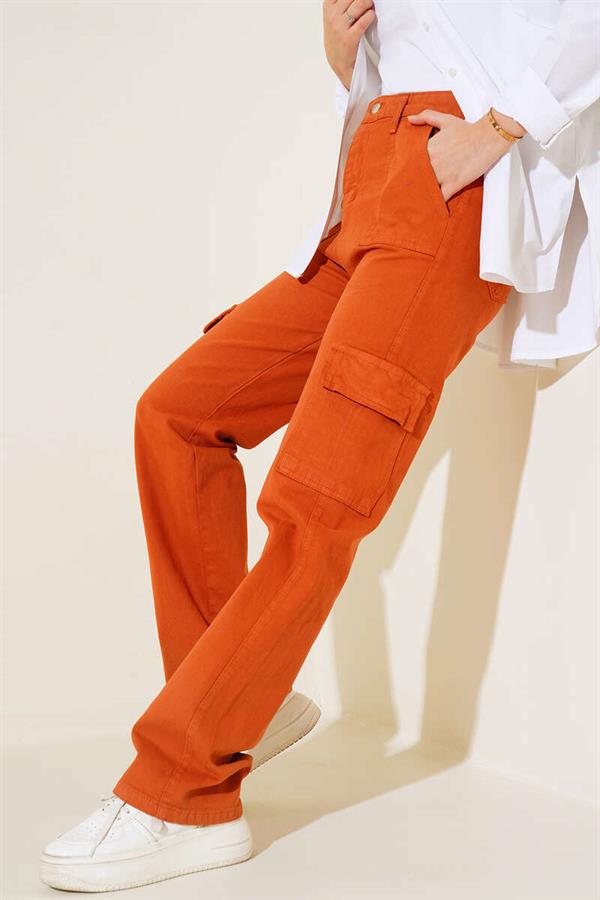 Cargo Pants with Pockets Tile