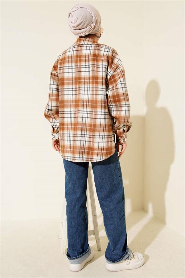 Lumberjack Jacket with Pockets, Tan