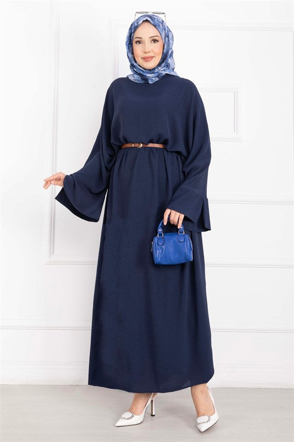 Ceyda Hijab Abaya Navy Blue