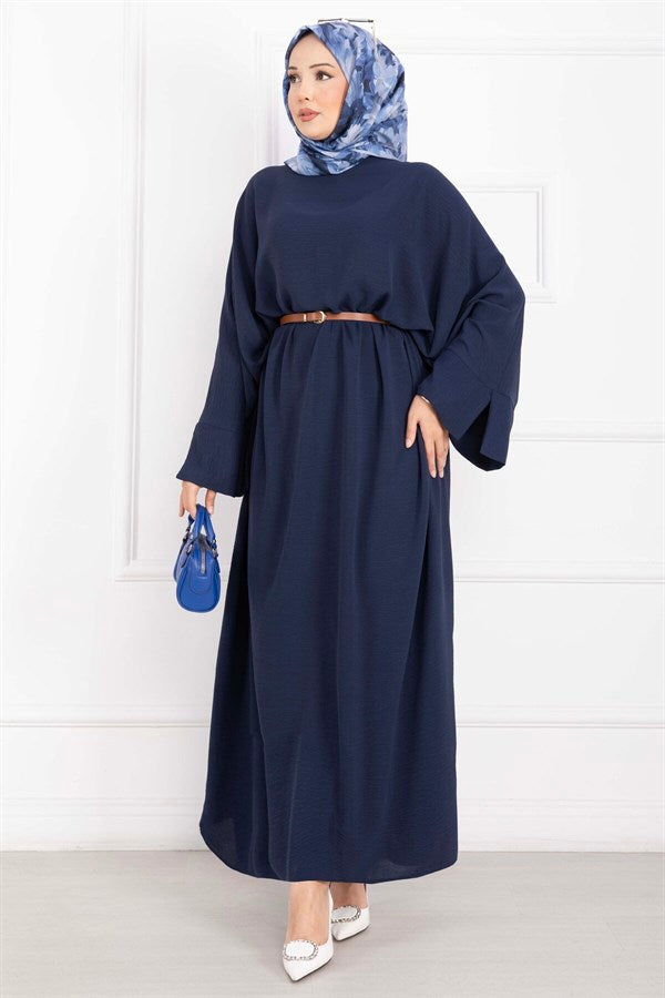 Ceyda Hijab Abaya Navy Blue