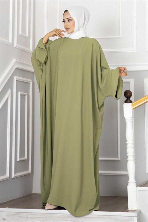 Ceyda Hijab Abaya Oil Green