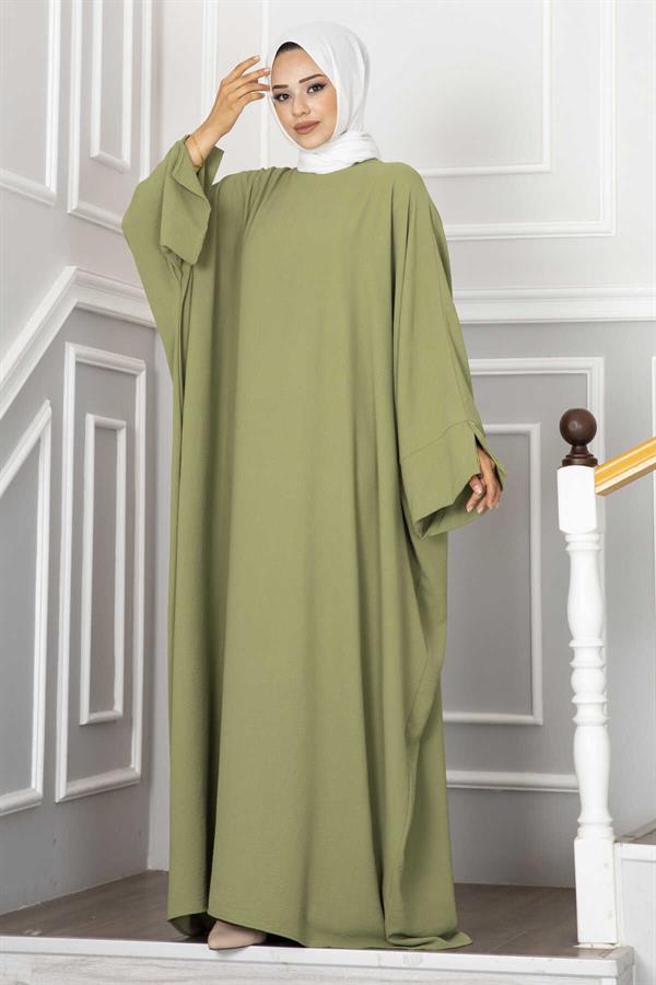 Ceyda Hijab Abaya Oil Green