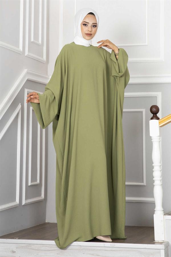 Ceyda Hijab Abaya Oil Green