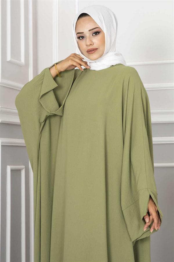 Ceyda Hijab Abaya Oil Green