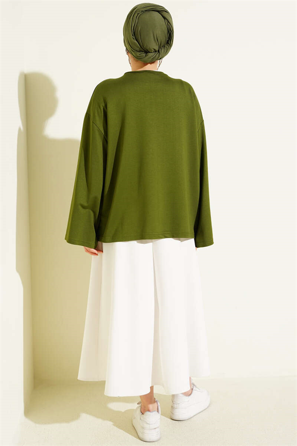 Floral Embroidered Loisha Blouse, Green