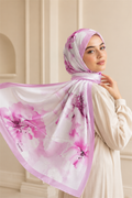 Floral Motif Scarf Series Pink
