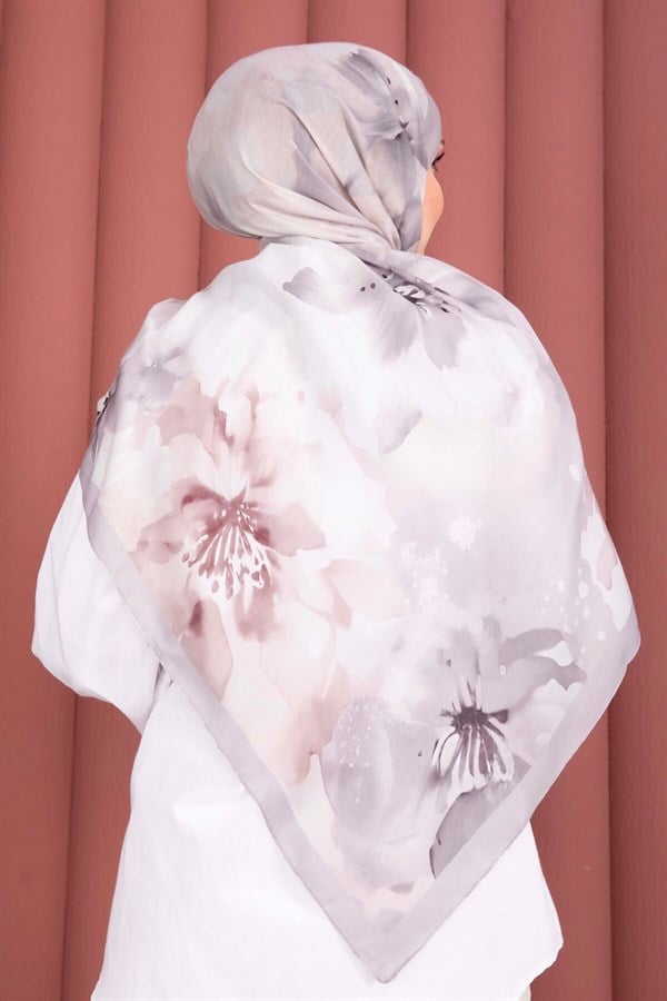 Flower Motif Shawl Series Stone