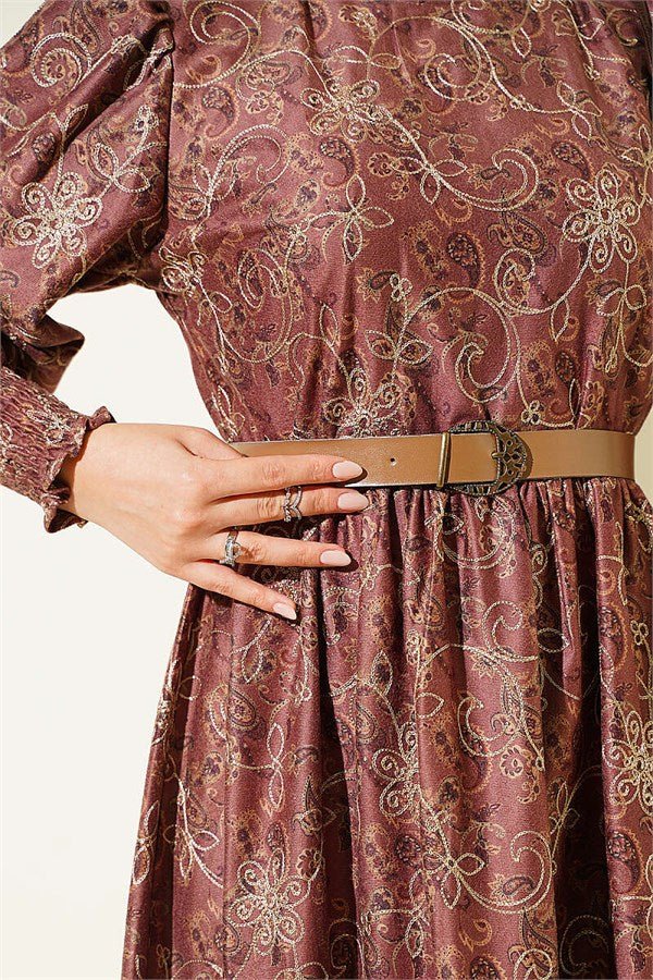 Floral Embroidered Gipeli Dress, Rose Pink