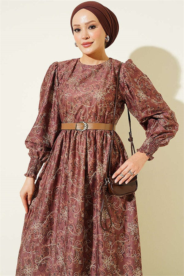 Floral Embroidered Gipeli Dress, Rose Pink
