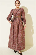 Floral Embroidered Gipeli Dress, Rose Pink