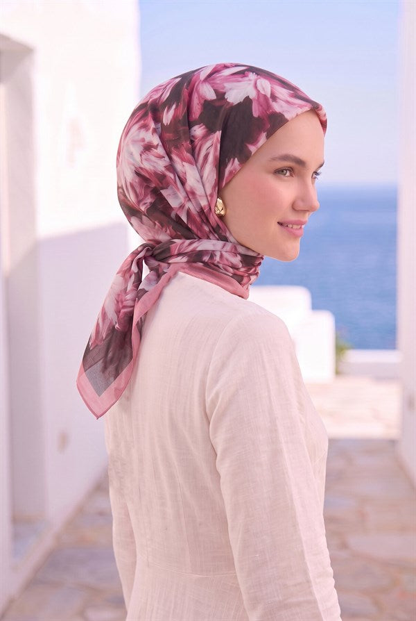 Floral Scarf Series Pink