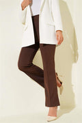 Buttoned Waist Trousers Brown