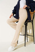 Chimali Palazzo Trousers Beige