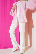 Chimali Palazzo Pants White