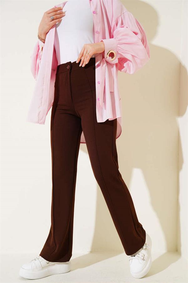 Chimali Palazzo Pants, Coffee