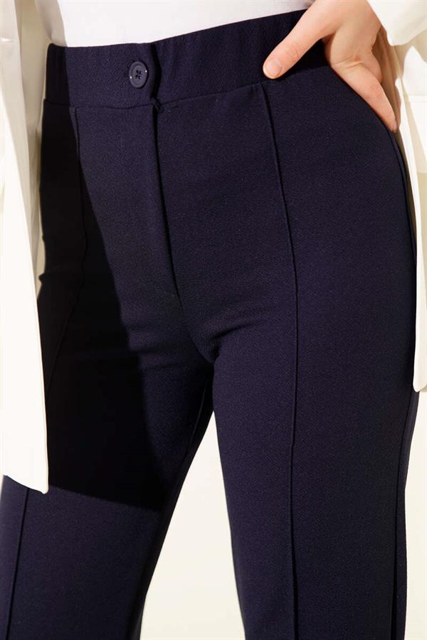 Chimali Palazzo Trousers Navy Blue