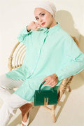 Striped Basic Oversize Shirt Benetton