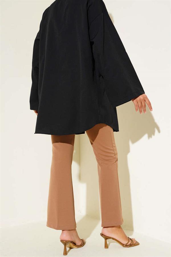 Dabıl Bell-bottomed Trousers Camel