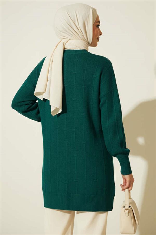 Drop Pattern Soft Knitwear Sweater Nefti