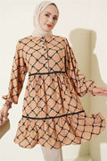 Belmando Tunic with Lace Details, Camel