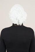 Lace Ruffle Ecru Bonnet
