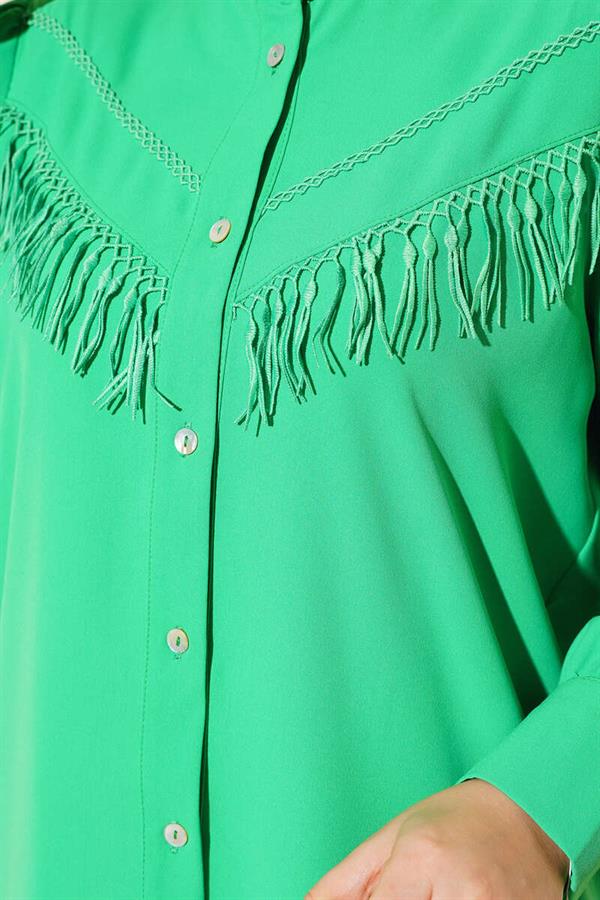 Lace Tassel Shirt Benetton