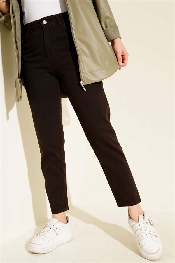 Skinny Leg Brown Trousers
