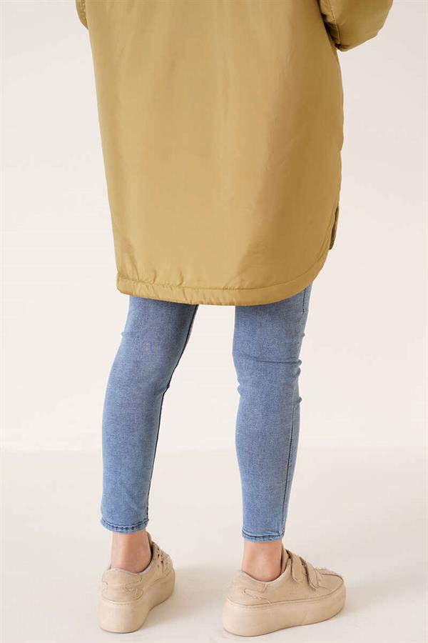 Skinny Leg Lycra Trousers Snow Light