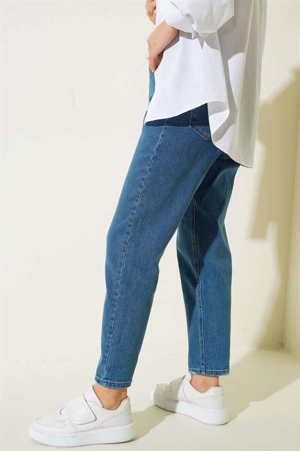 Skinny Leg Tiny Ripped Detailed Trousers Jeans