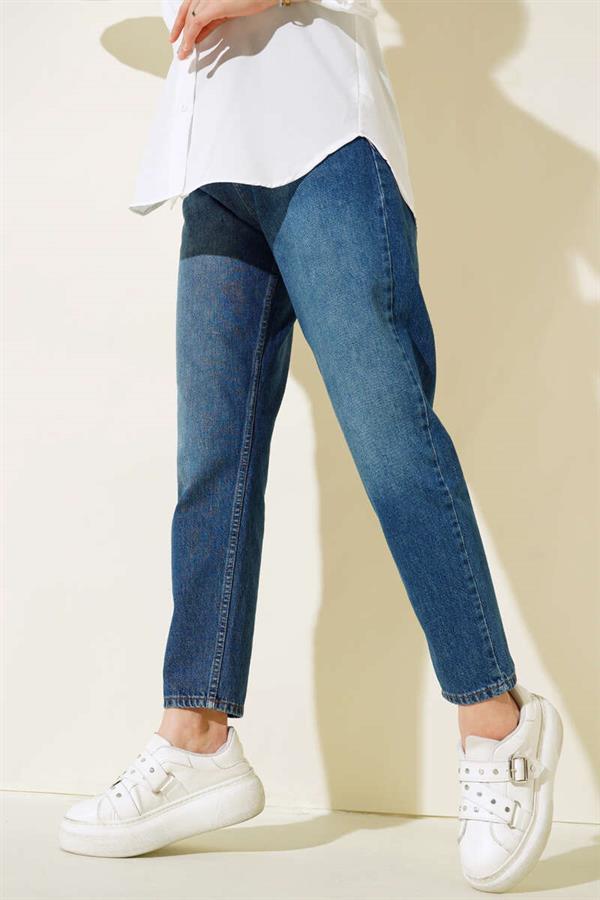 Skinny Leg Trousers Blue