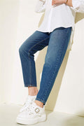 Skinny Leg Trousers Blue