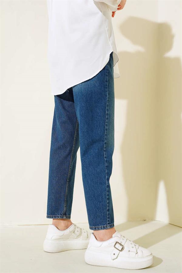 Skinny Leg Trousers Blue