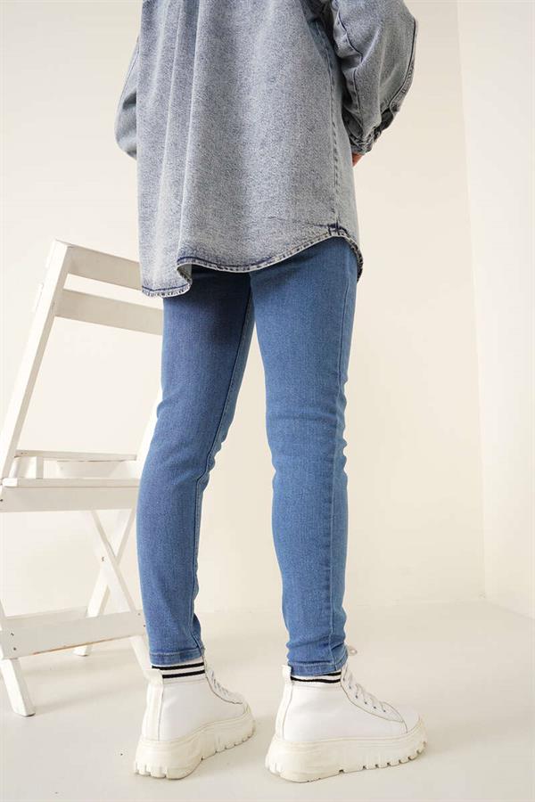 Skinny Leg Jeans Light Blue